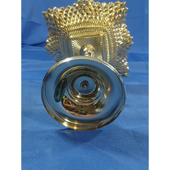 Vintage 1950s Silver Chrome Angel Cherub Bon Bon Candy Dish Footed Serving Tray - Picture 9 of 10